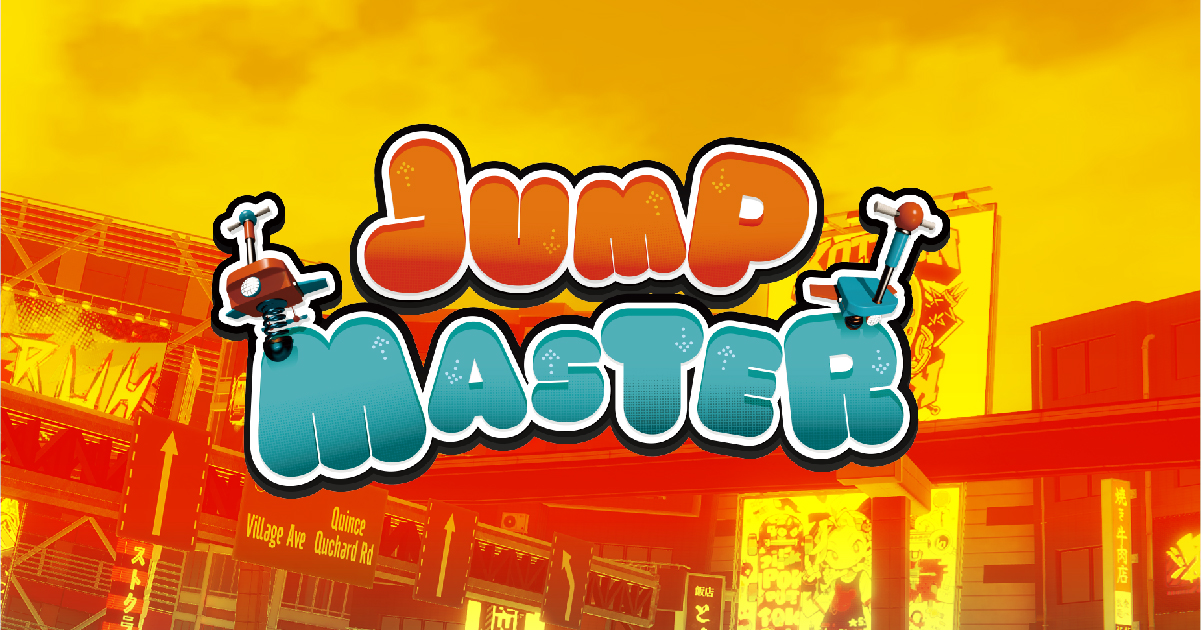 jump master arcade game logo