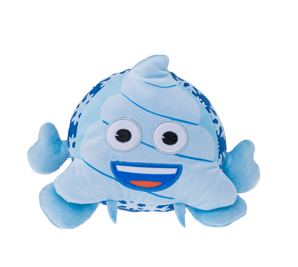 unis technology x emoji plush frozen poo