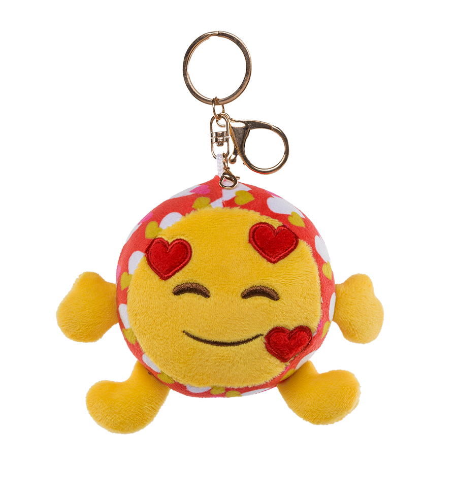 unis technology x emoji plush keychain