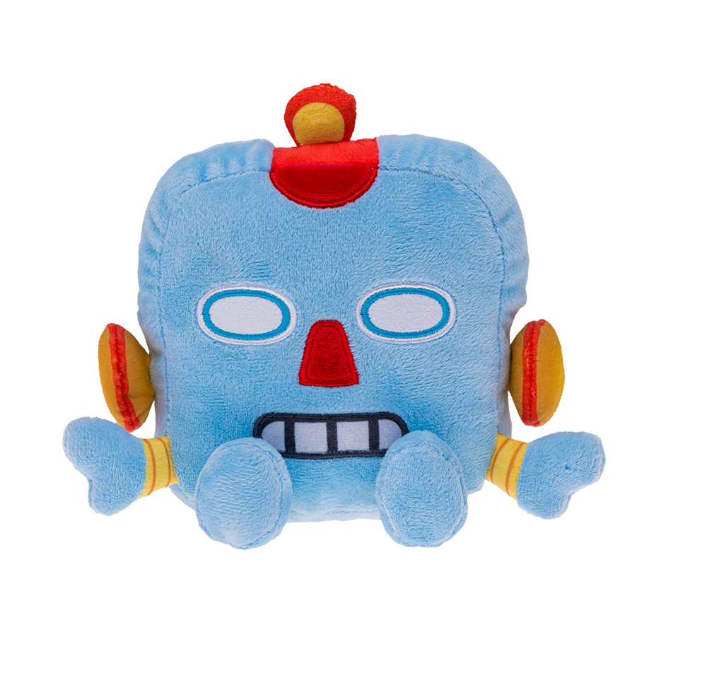 unis technology x emoji plush robot