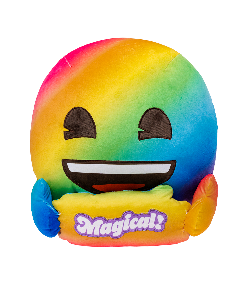 unis technology x emoji smiling rainbow face with magical