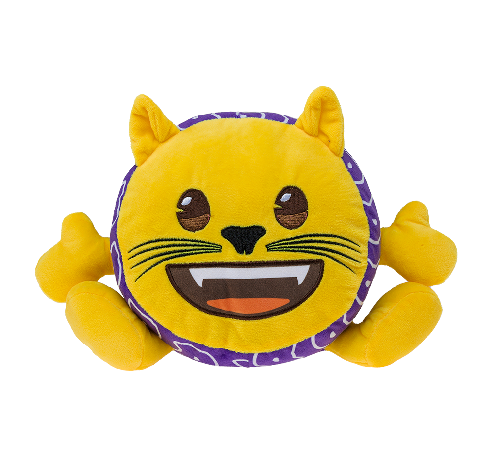 unis technology x emoji plush kitty face