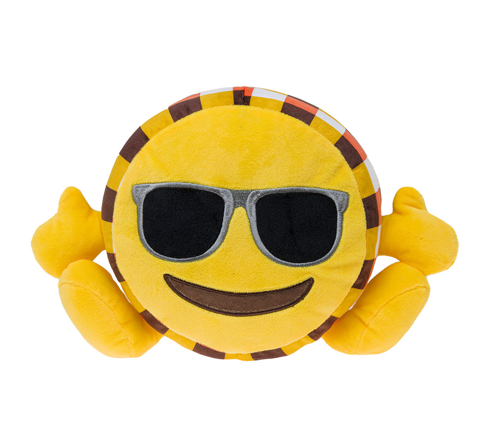 unis technology x emoji plush cool face