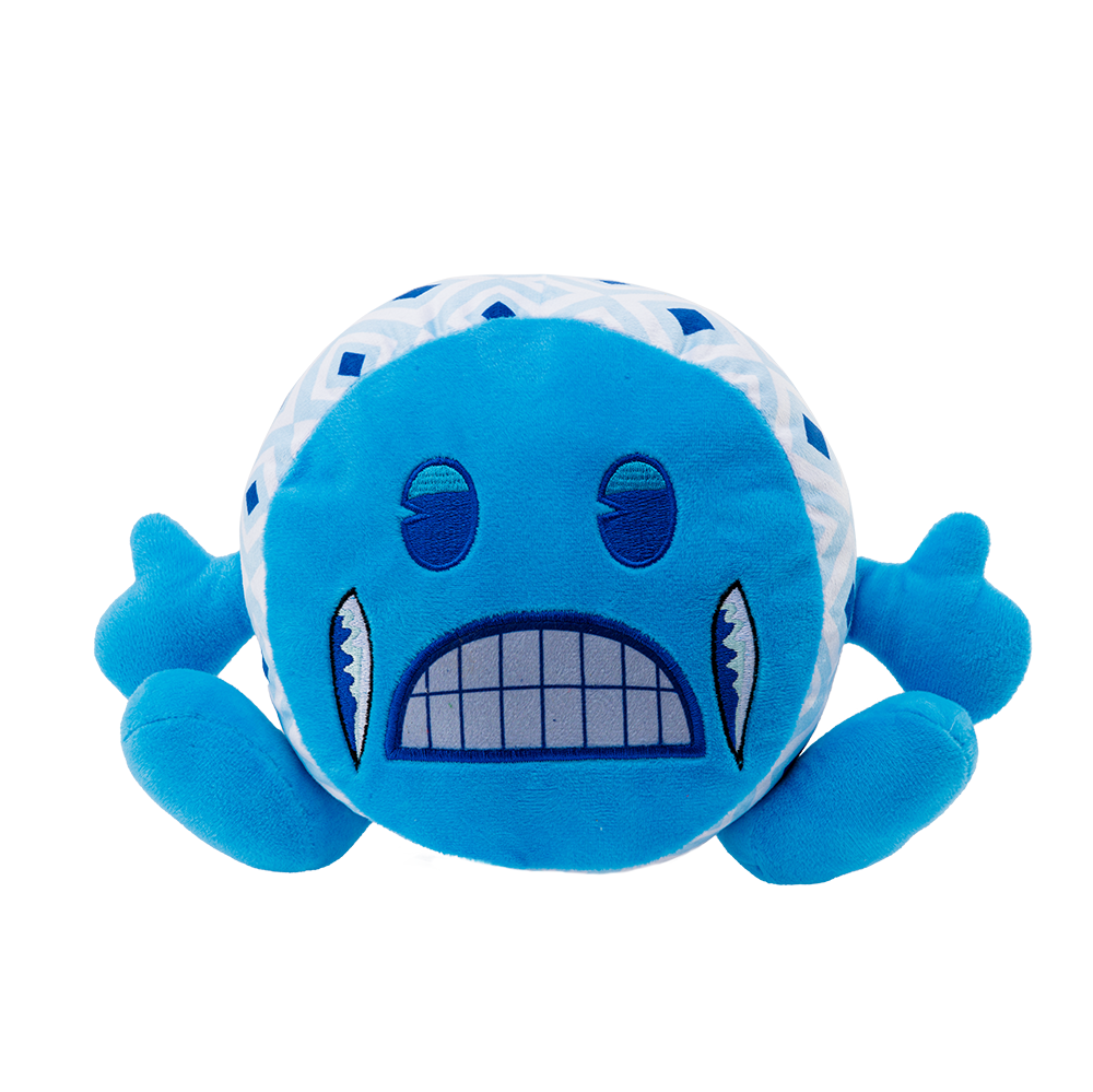 unis technology x emoji plush frozen face