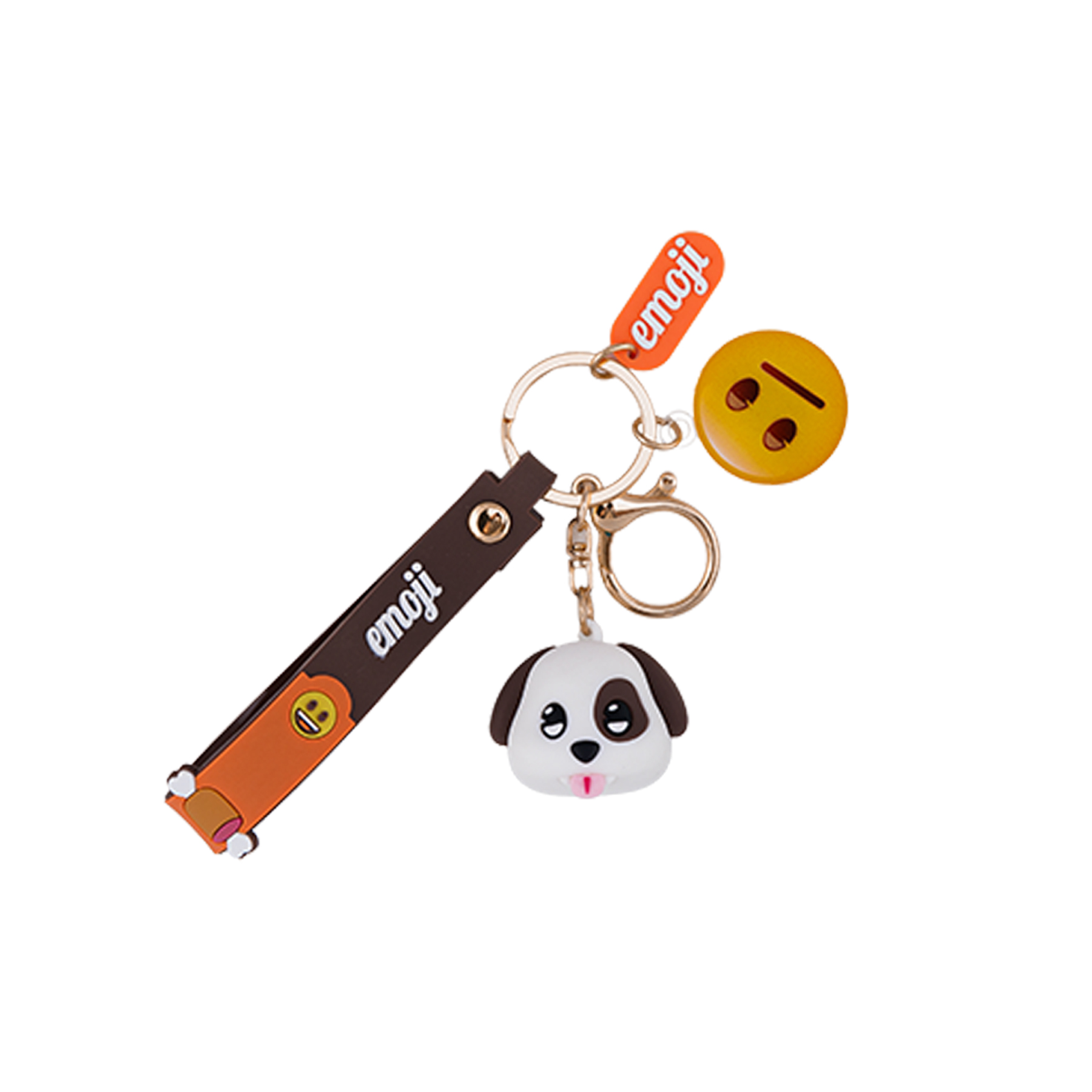 unis technology x emoji keychain dog face