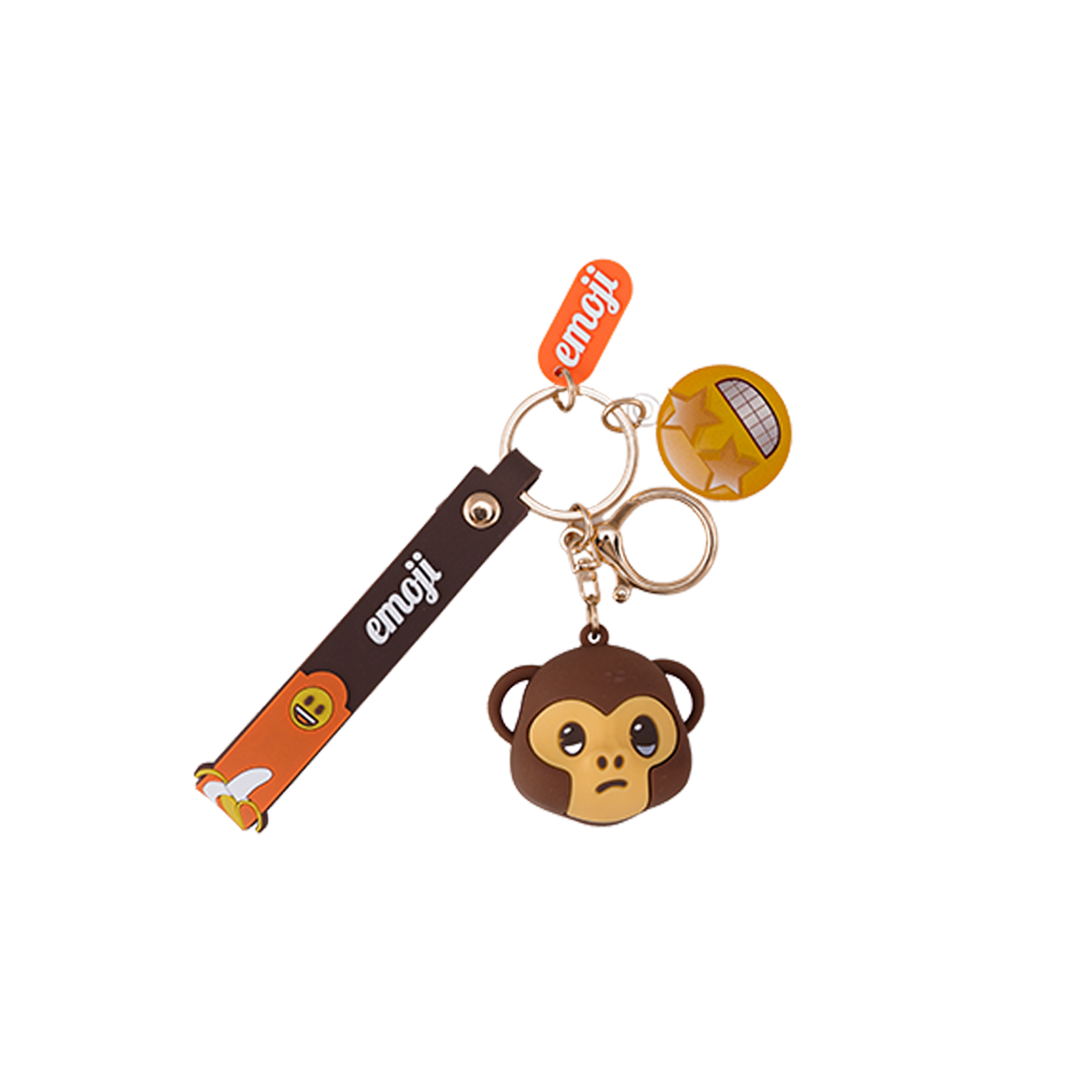 unis technology x emoji keychain monkey